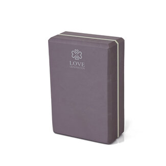 Love Generation Foam Yogablock - Terrific Taupe