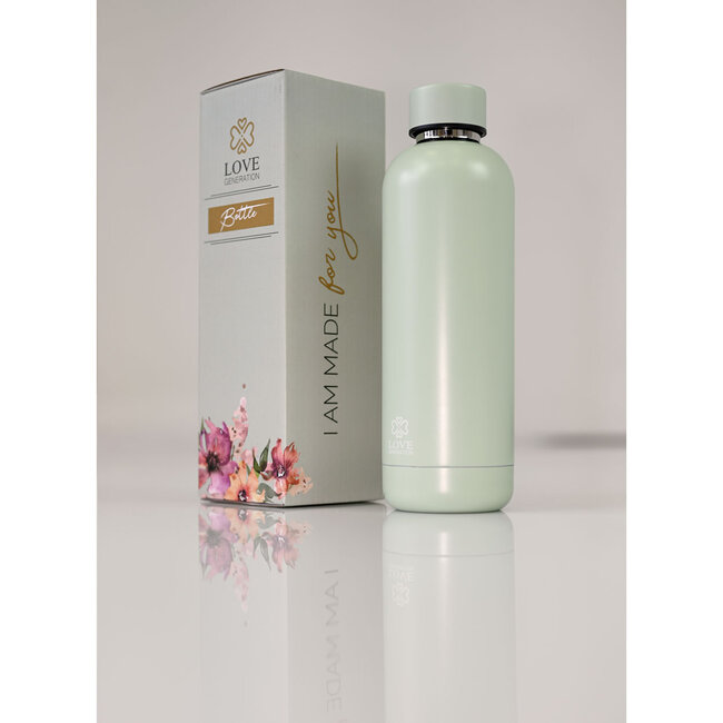 Waterfles - Drinkfles - 500 ml - Thermos - Serene Sage