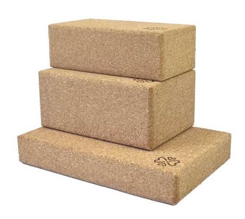 Cork blocks for yoga - Yoga block in cork, environmentally