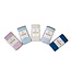 Tweezijdige Yoga Handdoek - Blue & Black