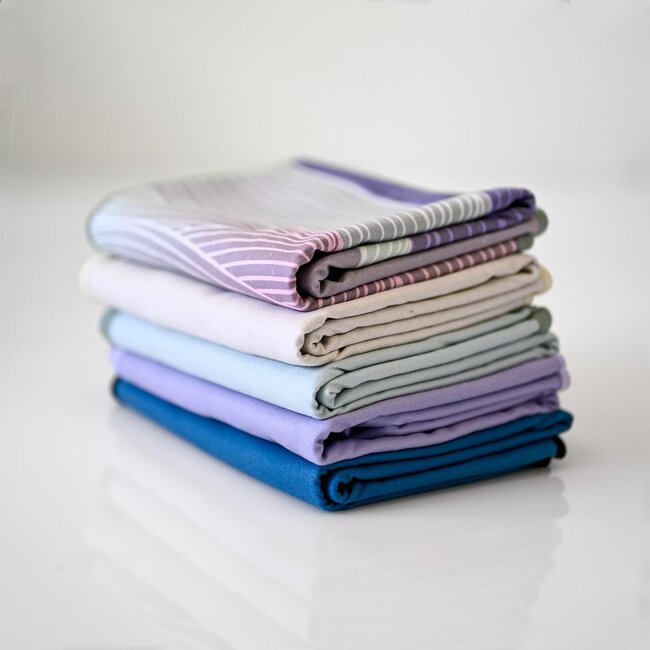 Zweiseitige Yoga Handtuch - Pink & Lavender