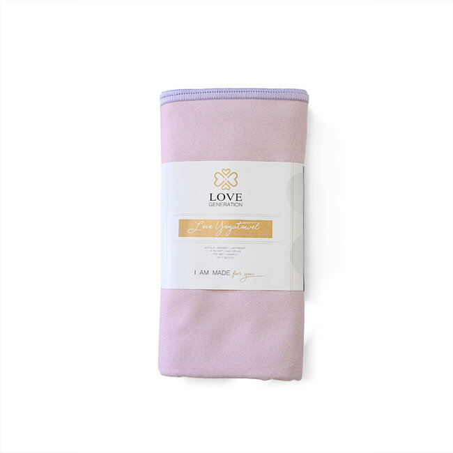Tweezijdige Yoga Handdoek -  Pink & Lavender