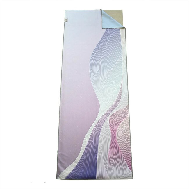 Two Sided Yoga Towel - Surf the Waves