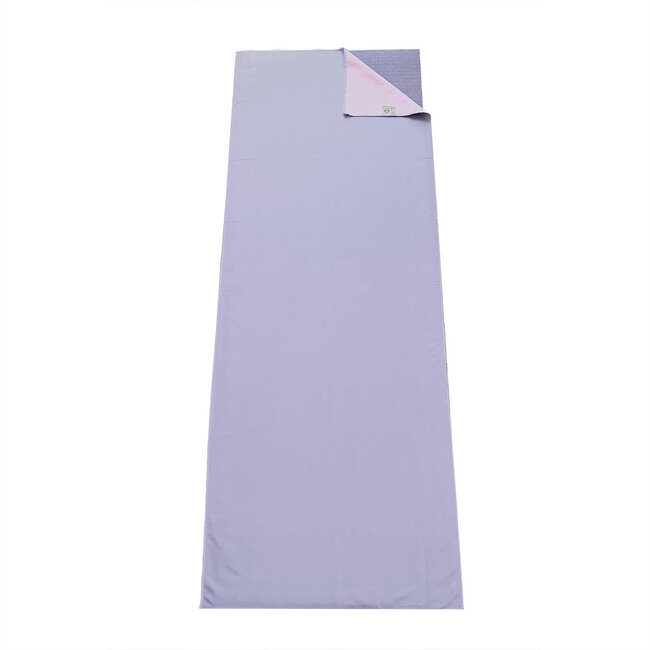 Zweiseitige Yoga Handtuch - Pink & Lavender