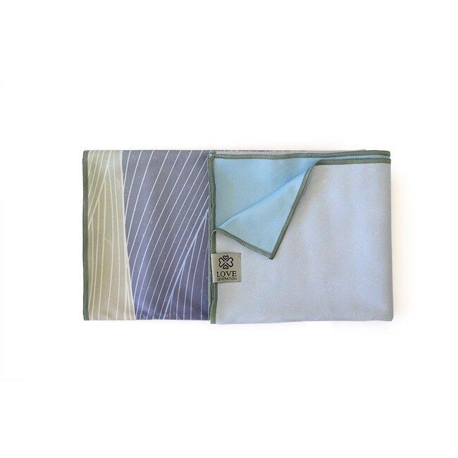 Tweezijdige Yoga Handdoek - Surf the Waves