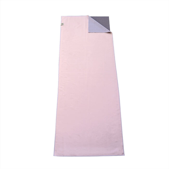 Zweiseitige Yoga Handtuch - Pink & Lavender