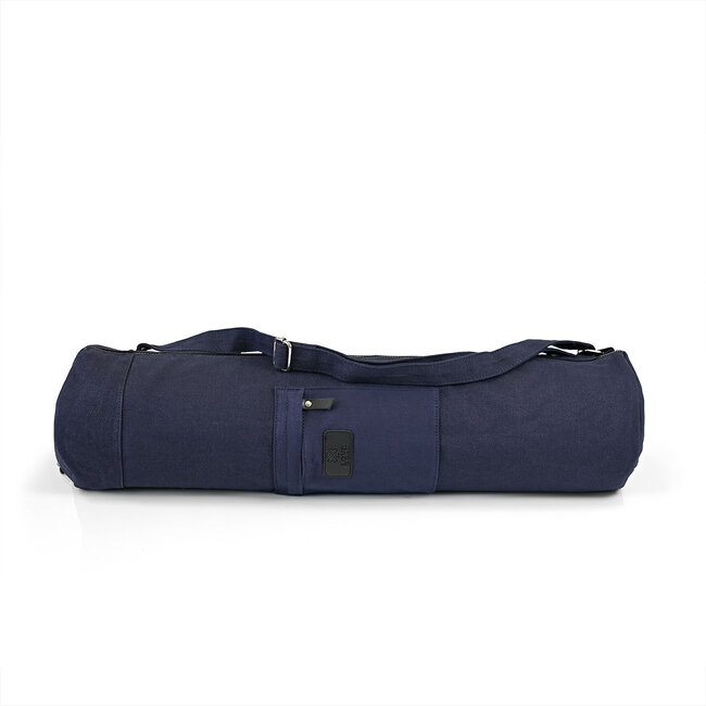 Yoga Bag │ Cotton │ Adjustable Strap │ Dark Blue