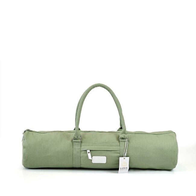 Love Generation Yoga Bag │ Carry Bag │ Cotton │ Sage