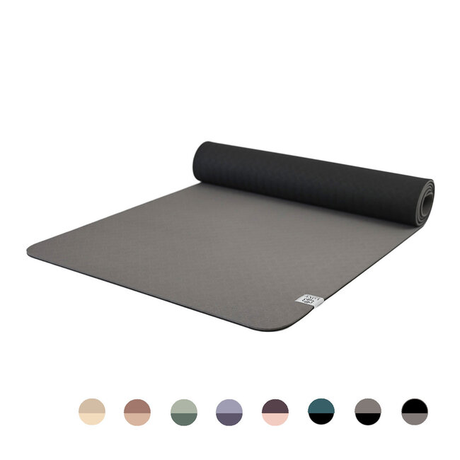 Love Generation Superior TPE Eco Yogamatte - 6mm -  Glorious Grey