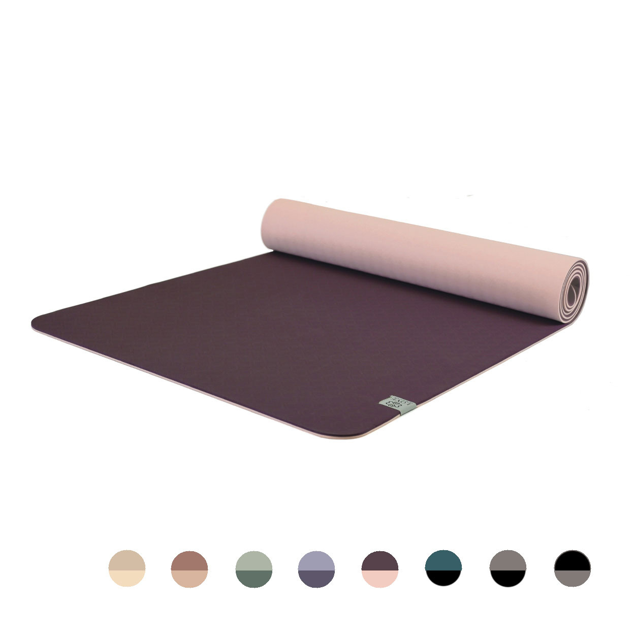 Yogasana Yoga Mat | Ether (purple) Thick Eco-Friendly Cotton, Home Workout  Floor Exercise, Meditation, Superior Grip Non Slip, H