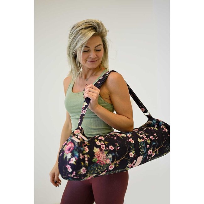 Yogatasche │ Baumwolle │ Verstellbarer Riemen │ Royal Peacock