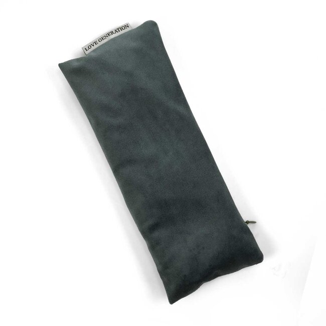 Samt Augenkissen mit Lavendel - Blau