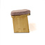 Meditation Bench │ Bamboo │ Foldable │ Velvet Cushion │ Pink