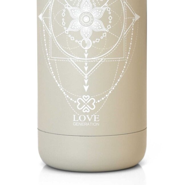 Wasserflasche - Trinkflasche - 500 ml - Isoliert - Sacred Geometry