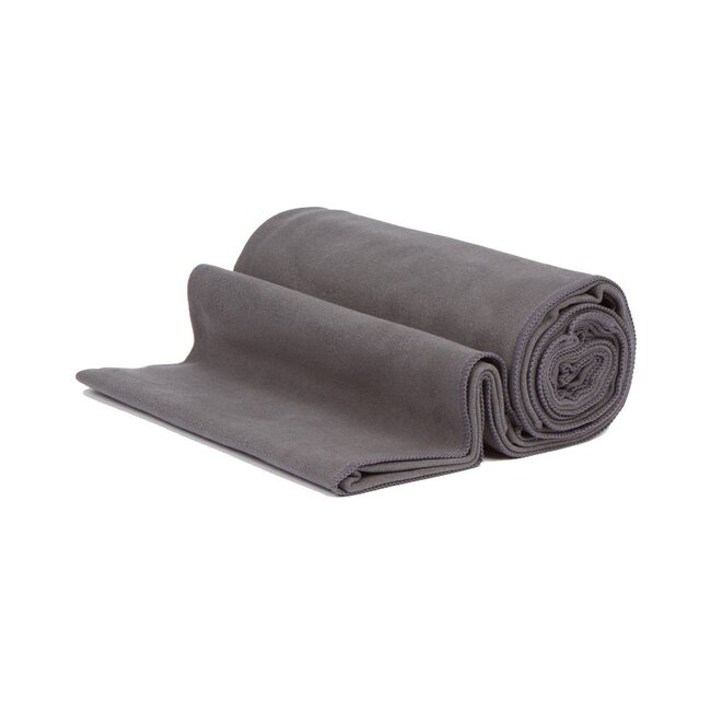 Manduka eQua Yoga Towel - 200 cm - Thunder - Grey