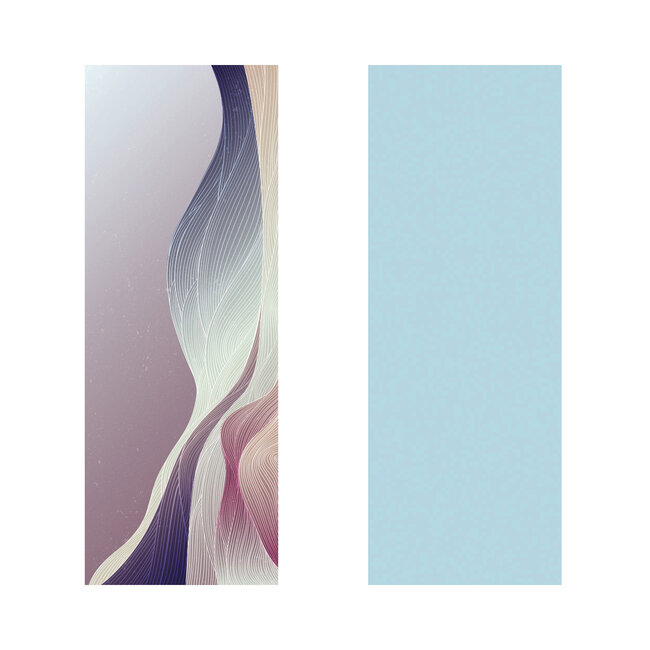 Two Sided Yoga Towel - Surf the Waves