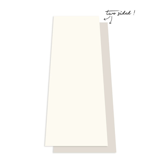 Two Sided Yoga Towel  - Sand & White