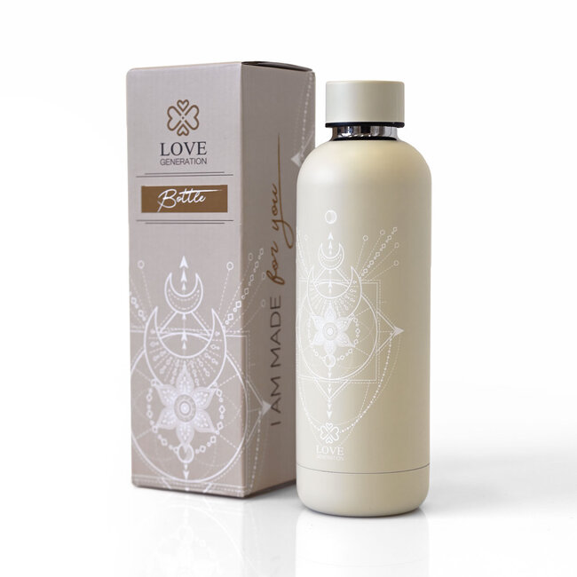 Wasserflasche - Trinkflasche - 500 ml - Isoliert - Sacred Geometry
