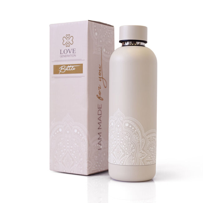 Wasserflasche - Trinkflasche - 500 ml - Isoliert - Precious Pink Mystical