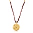 Ganapati Necklace •  with Rudraksha • Gold plated