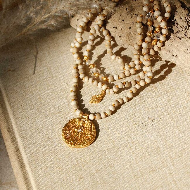 Dare to Shine Angel • Mala • Gold Plated