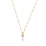 Divine Purpose  • Necklace • Gold plated • Quartz pendant