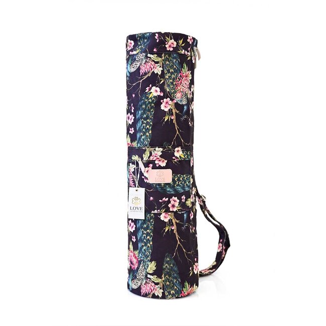 Yoga Bag │ Cotton │ Adjustable Strap │ Royal Peacock