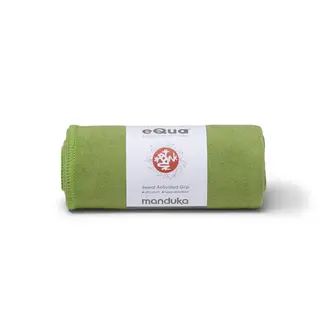 Manduka Manduka eQua Hand Towel - 41 cm - Matcha - Green
