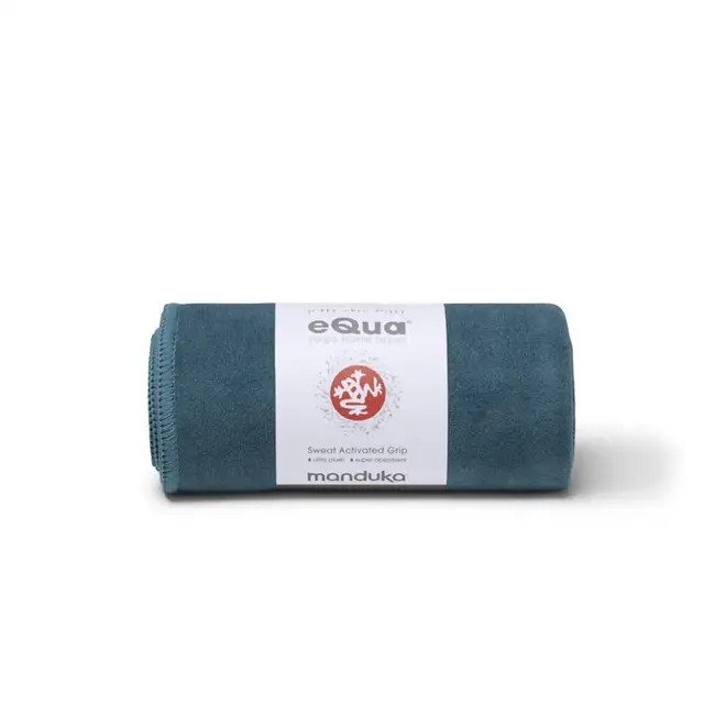 Manduka eQua Hand Towel - 41 cm - Sage Solid - Groen