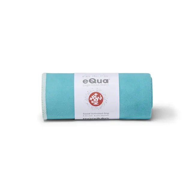 Manduka eQua Hand Towel - 41 cm - Marina - Blau