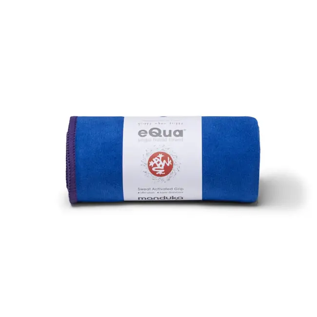 Manduka eQua Hand Towel - 41 cm - Buoy - Blau