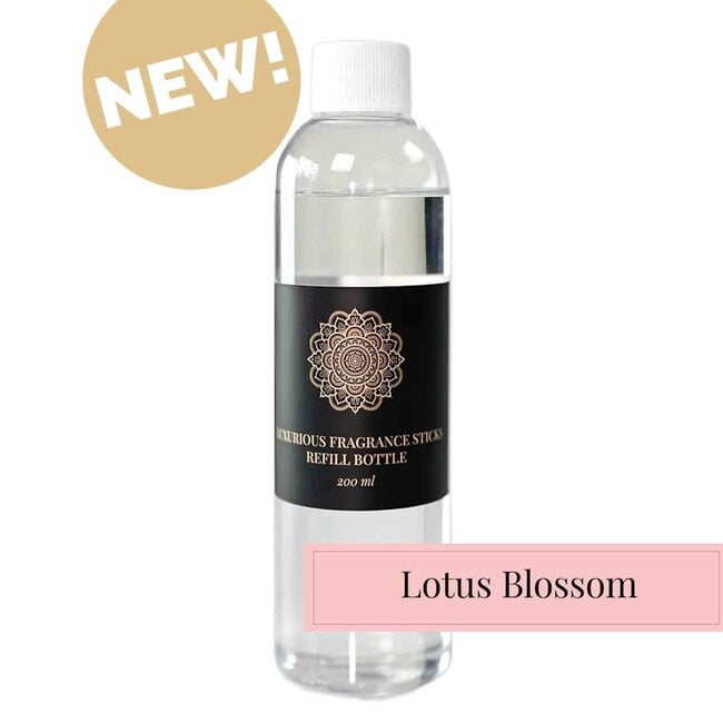 Navulfles voor Geurstokjes - 200 ml - Lotus Blossom