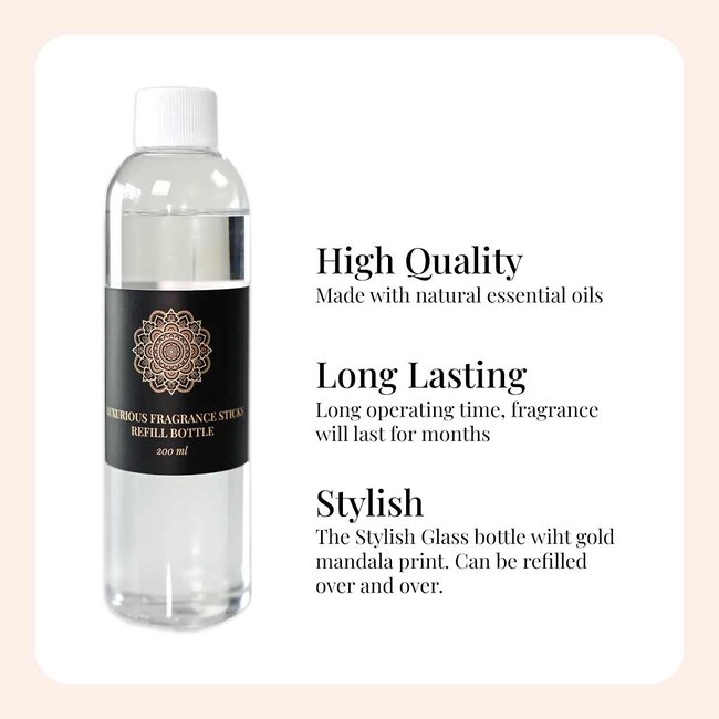 Navulfles voor Geurstokjes - 200 ml - Lotus Blossom