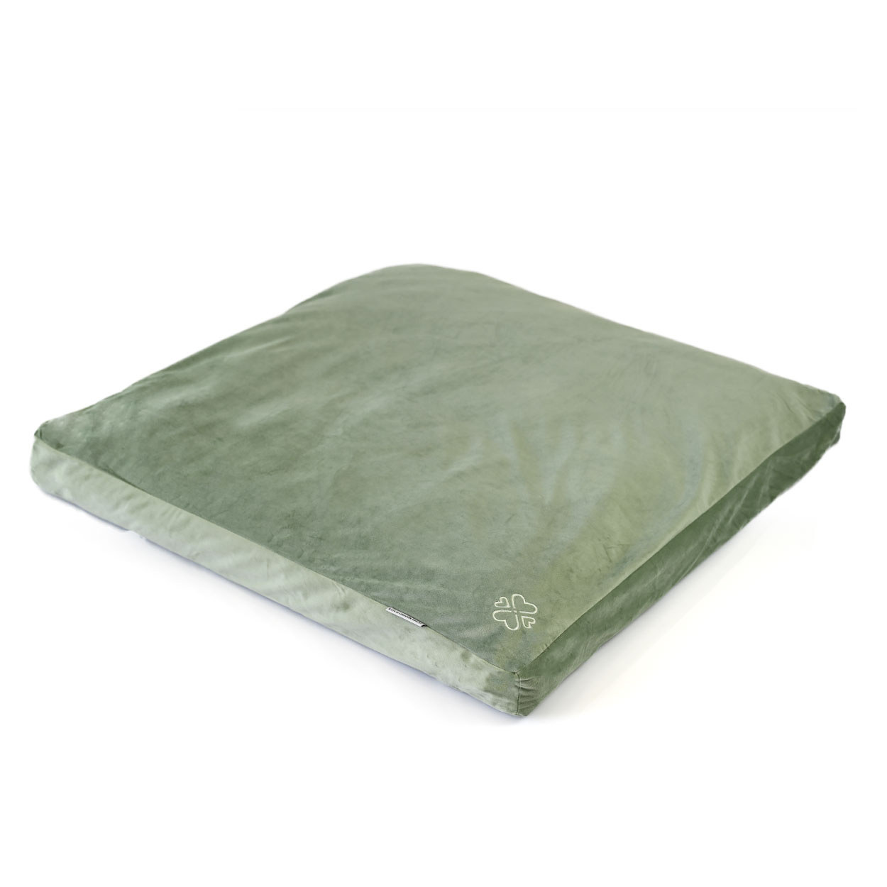 画材 Meditation Green Meditation Mat │ Zabuton │ Velvet │ Sage - Yogashop