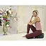 Meditation Cushion │ Round │ Velvet │ Bohemian Blue