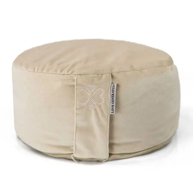 Meditatiekussen │ Rond │ Fluweel │ Sacred Sand