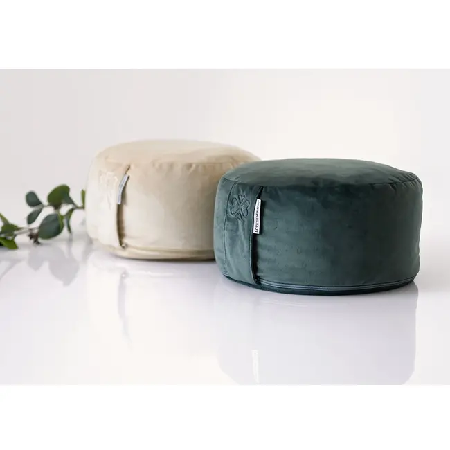 Meditation Cushion │ Round │ Velvet │ Sacred Sand