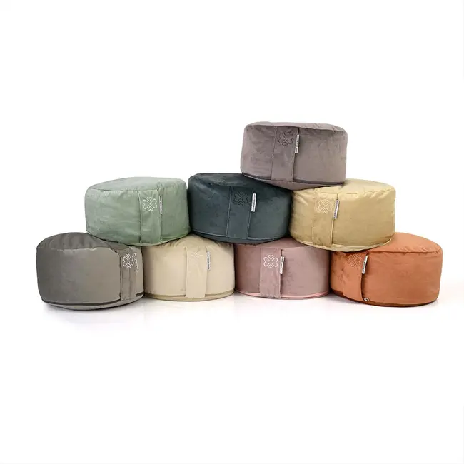 Meditation Cushion │ Round │ Velvet │ Serene Sage