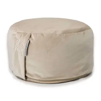 Love Generation Meditation cushion │ Round │ Velvet │Sand