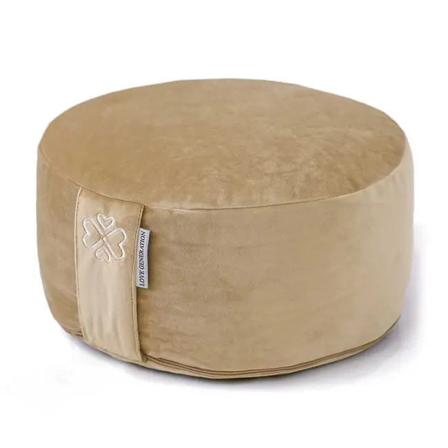 Meditation Cushion │ Round │ Velvet │ Glamorous Gold