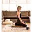Meditation Cushion │ Round │ Cotton with Buckwheat Filling │ Black