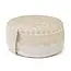 Love Generation Meditation Cushion │ Round │ Boho Chic White