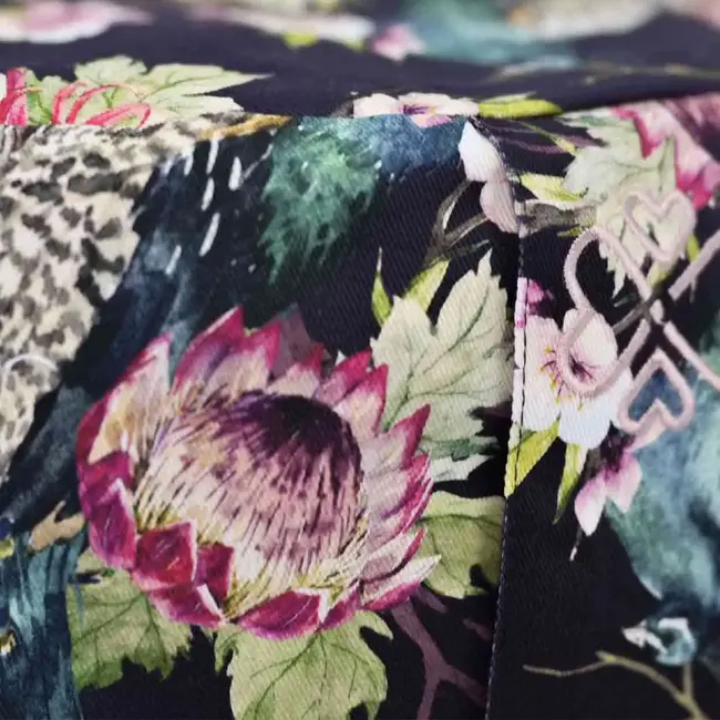 Meditationskissen │Rund │ Baumwolle & Buchweizenfüllung │ Royal Peacock