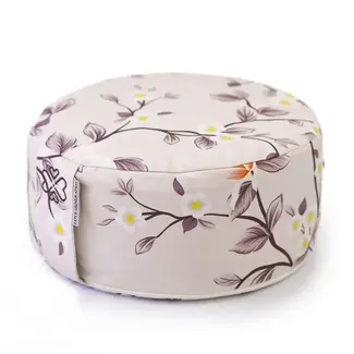 Love Generation Meditation Cushion │ Round │ Field Flowers