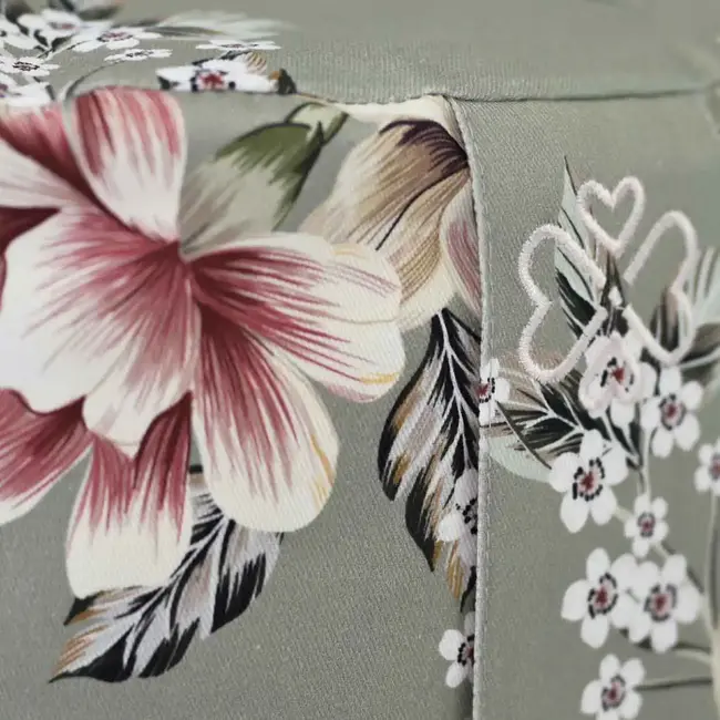 Meditatiekussen │Rond │ Katoen & Boekweitvulling │ Vintage Flowers