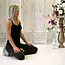 Meditationskissen │Rund │ Baumwolle & Buchweizenfüllung │ Vintage Flowers