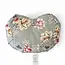 Meditation Cushion │ Crescent │ Cotton & Buckwheat Filling │ Vintage Flowers