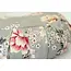Meditation Cushion │ Crescent │ Cotton & Buckwheat Filling │ Vintage Flowers