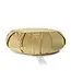 Meditation Cushion │ Crescent │ Velvet with Buckwheat Filling │ Gold