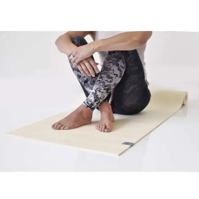 Extra Dikke Yogamat │ Crème Wit │ 6mm │ Anti Slip